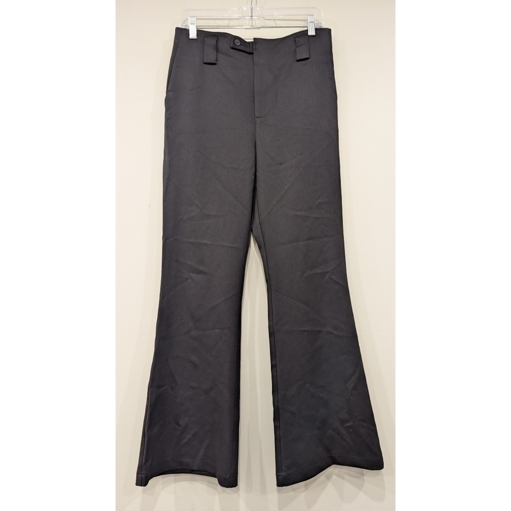 ORTTU Black Flare Leg Dress Pants Size Small